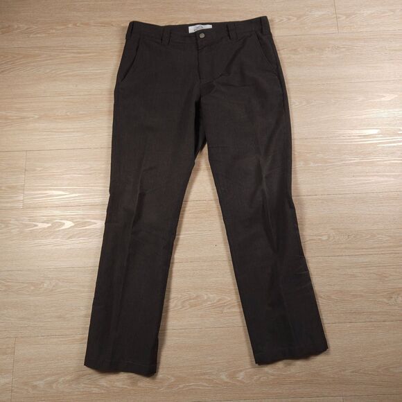 Bluffworks Chino Pants Mens 34x32(31) Gray Original Regular Fit Travel Work - Picture 1 of 16